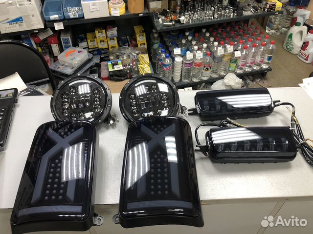 Комплект фар на Ниву LED