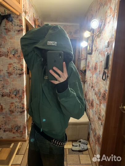Vetements худи (green tourist)