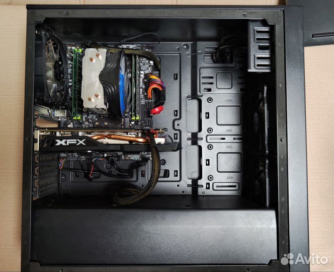 Компьютер Xeon E5 2640v3 + RX570 4GB + 40GB DDR4