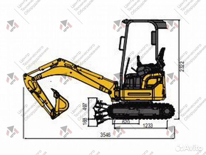 Мини-экскаватор Lonking CDM6016, 2023