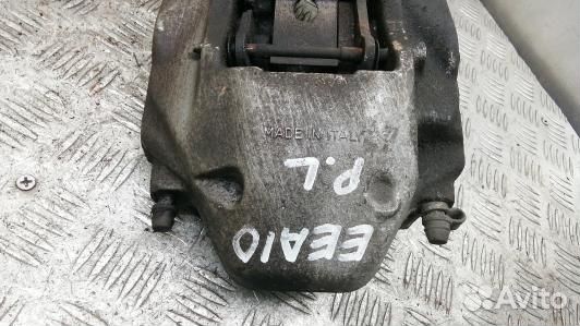 Суппорт тормозной передний левый volkswagen touare