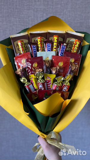 Коробка сладкая с цветами