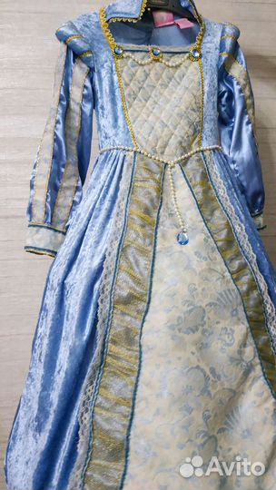 Платье Золушка. Голубое платье. Принцесса