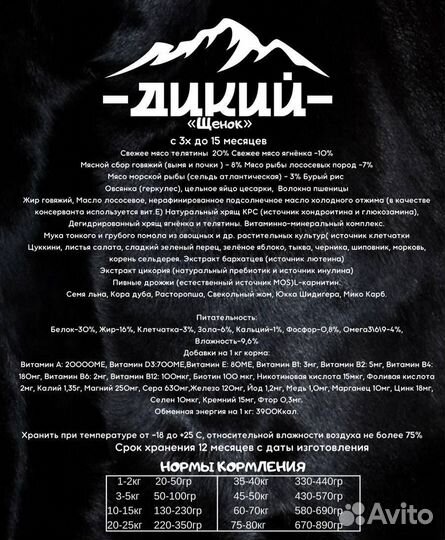 Корм холистик для собак и кошек 