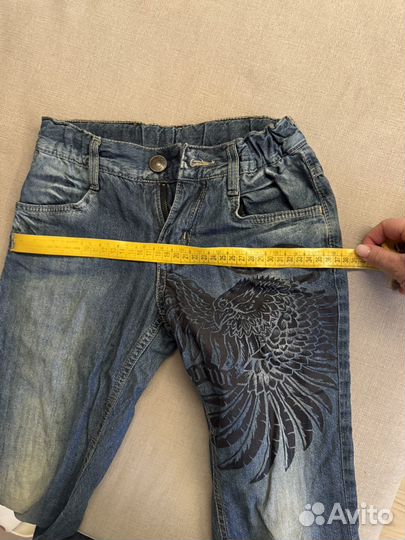 Джинсы утепленные для мальчика 134
