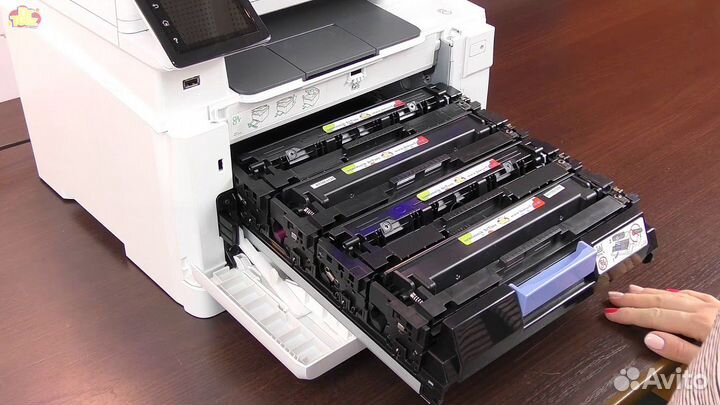 Цветное лазерное мфу HP 277n сетевой гарантия