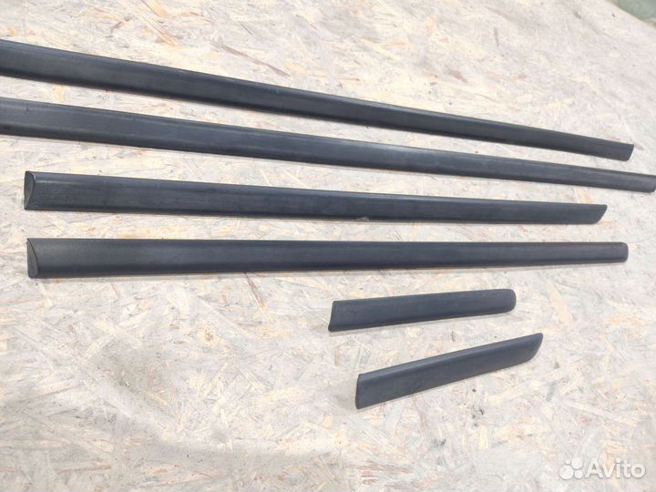 Молдинги дверные чёрные BMW E46 седан