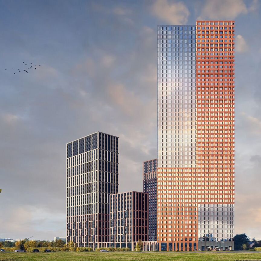 2-к. квартира, 55 м², 35/62 эт.