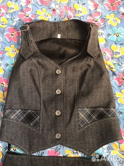 Форма школьная серая