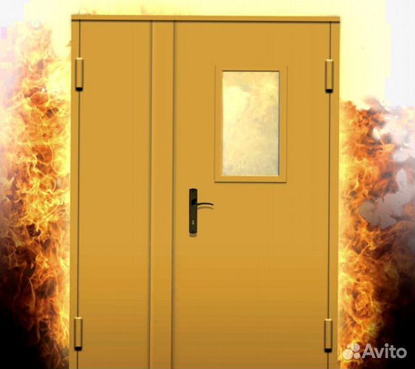Входные противопожарные металлические двери Ei60
