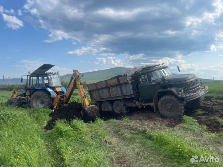 Услуги экскаватора погрузчика