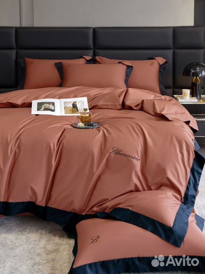 Постельное белье евро Blumarine premium