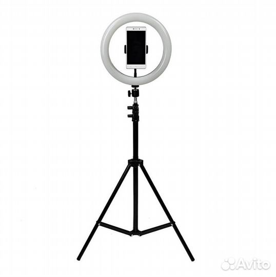 Кольцевая лампа 33см со штативом 210см