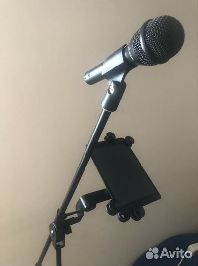 Держатель на микрофонную стойку, телефон/планшет