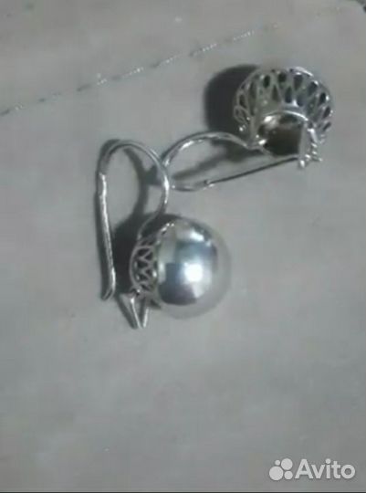 Серьги серебро 925