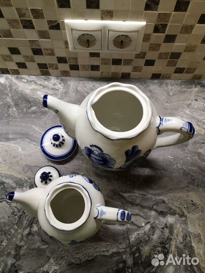 Чайники заварочные Гжель, пара
