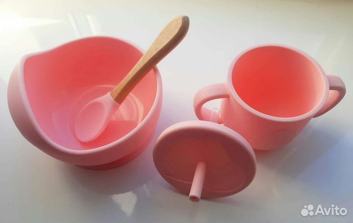 Силиконовая посуда для малышей