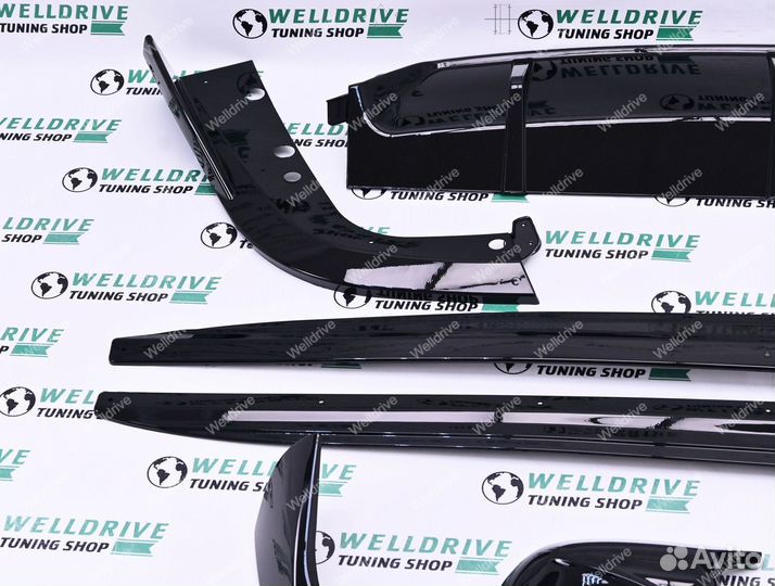Обвес BMW X5 G05 lci спойлеры лезвия решетка