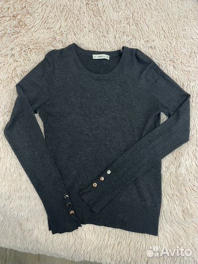 Серый джемпер Zara