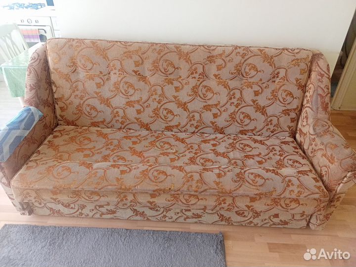 Диван прямой раскладной бу