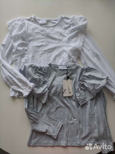Блузка zara для девочки 140