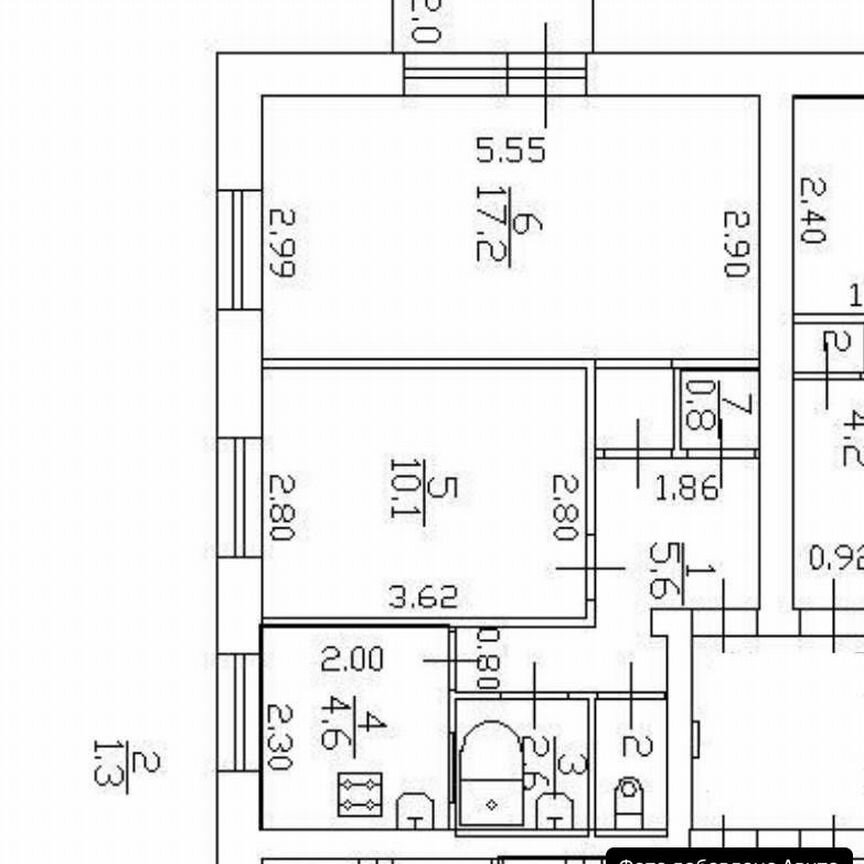 Квартира 2-комн. 42.2 м² за 1 000 000 ₽ в Санкт-Петербург — фото 3