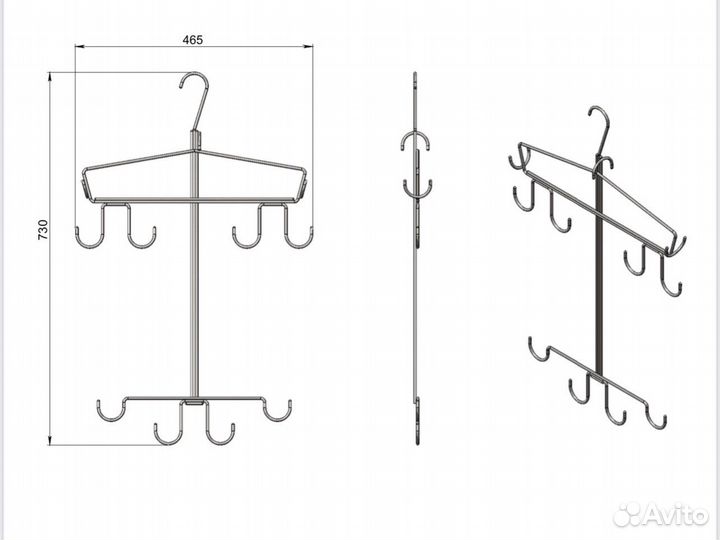 Хоккейная вешалка