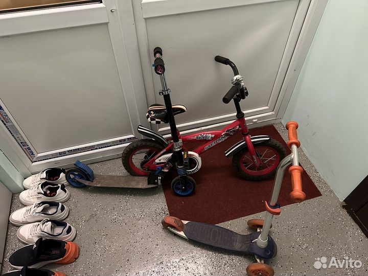 Велосипед бу, 2 самоката