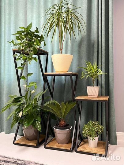 Подставка для цветов лофт