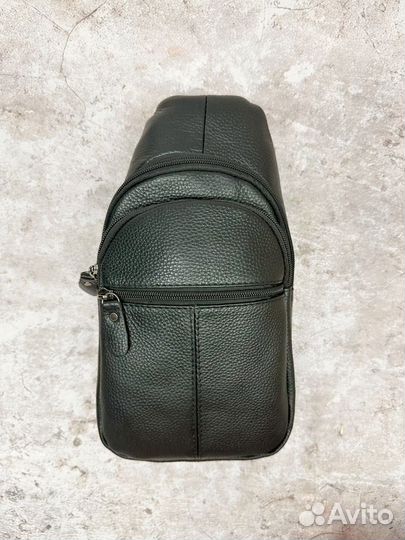 Сумка барсетка мужская натуральная кожа