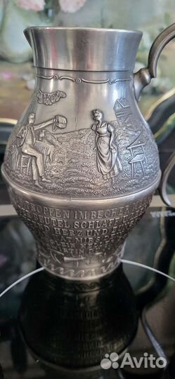 Набор посуды Кувшин и стаканы.Антик