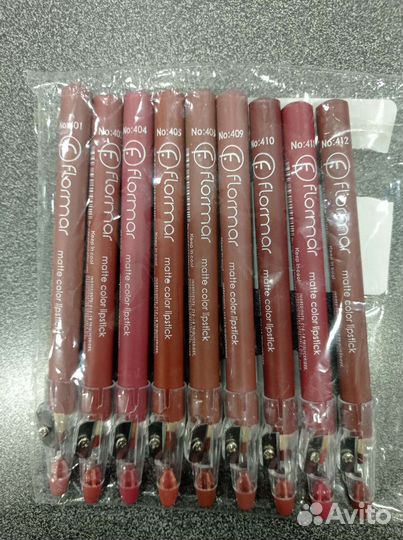 Матовые карандаши Flormar новые