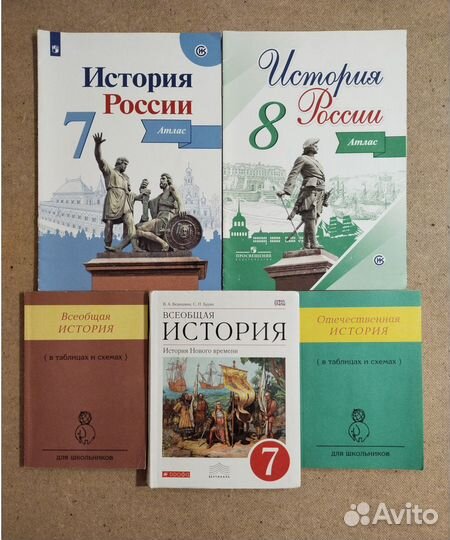Учебные пособия для 7 и 8 классов