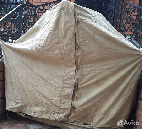 Палатка туристическая брезентовая