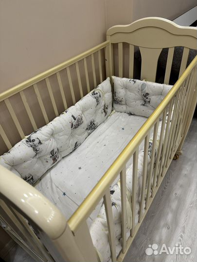 Бортики для детской кроватки