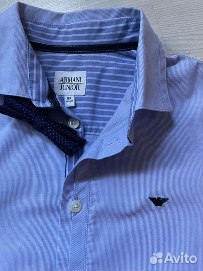 Рубашка с бабочкой Armani Junior