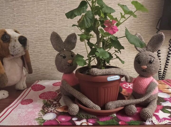 Мягкая игрушка заяц