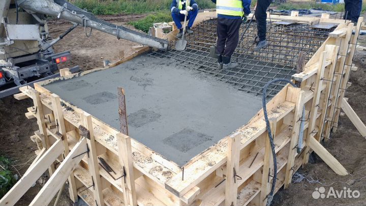 Бетон готовый для фундамента