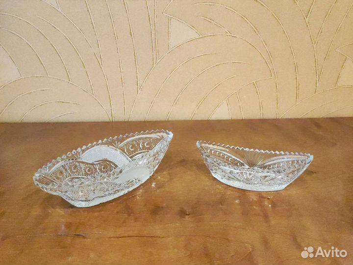 Конфетница хрусталь СССР