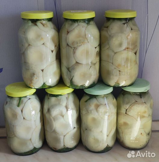 Солёные грузди сухие беленькие