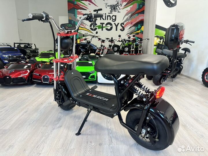 Электроскутер Wolong C3 Pro 1000W 15Ah