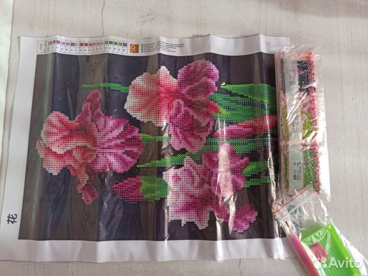 Алмазная мозаика, цветы