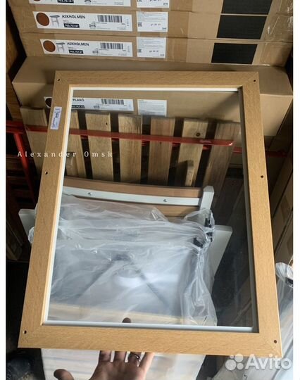 Новые стеклянные полки 50х58 Комплимент IKEA