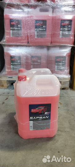 Антифриз Sapsan красный 10кг