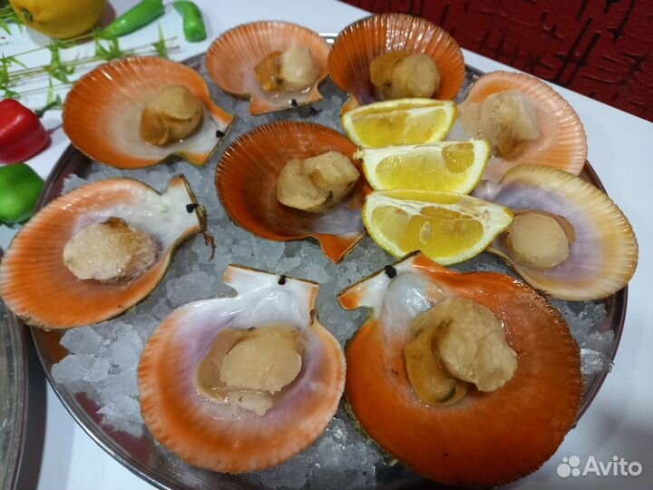 Гребешок с икрой для запекания