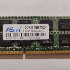 ASint DDR3 4GB-1333