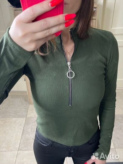 Водолазка в рубчик