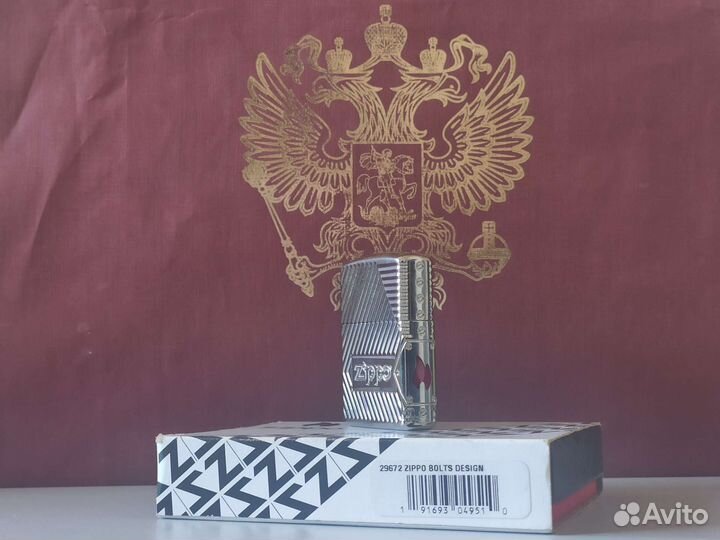 Зажигалка Zippo, Armor 360, Bolts Design 29672