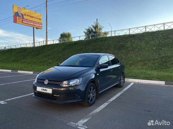 Volkswagen Polo 1.6 AT, 2012, 164 000 км