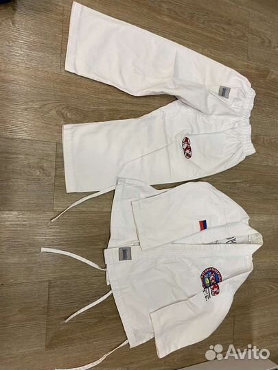 Костюм для тхэквондо с защитой на рост 110